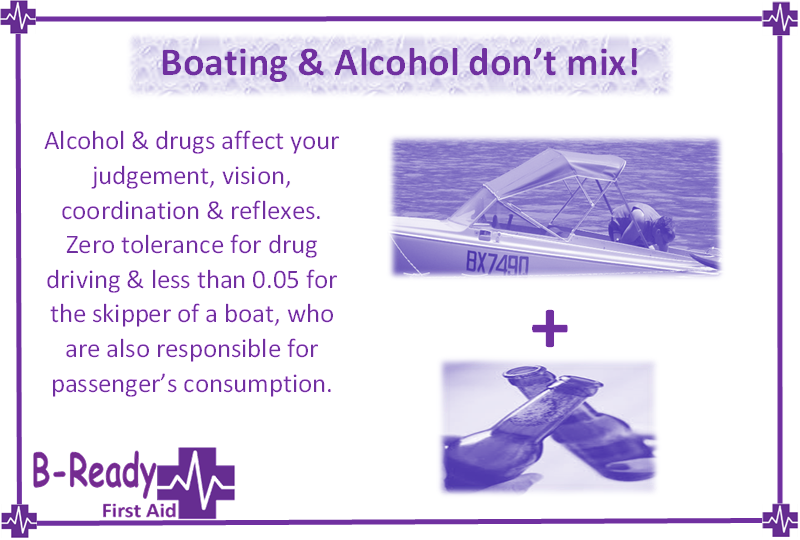 Alcohol & Drugs and zero tolerance for operating a vessel on the water