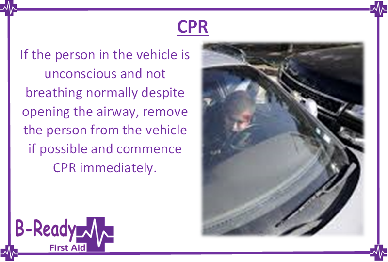 CPR in a vehicle management